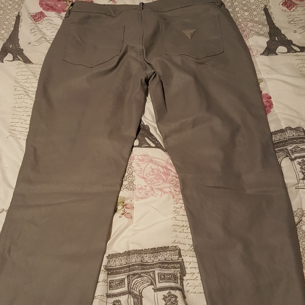 Faux Leather Jeans